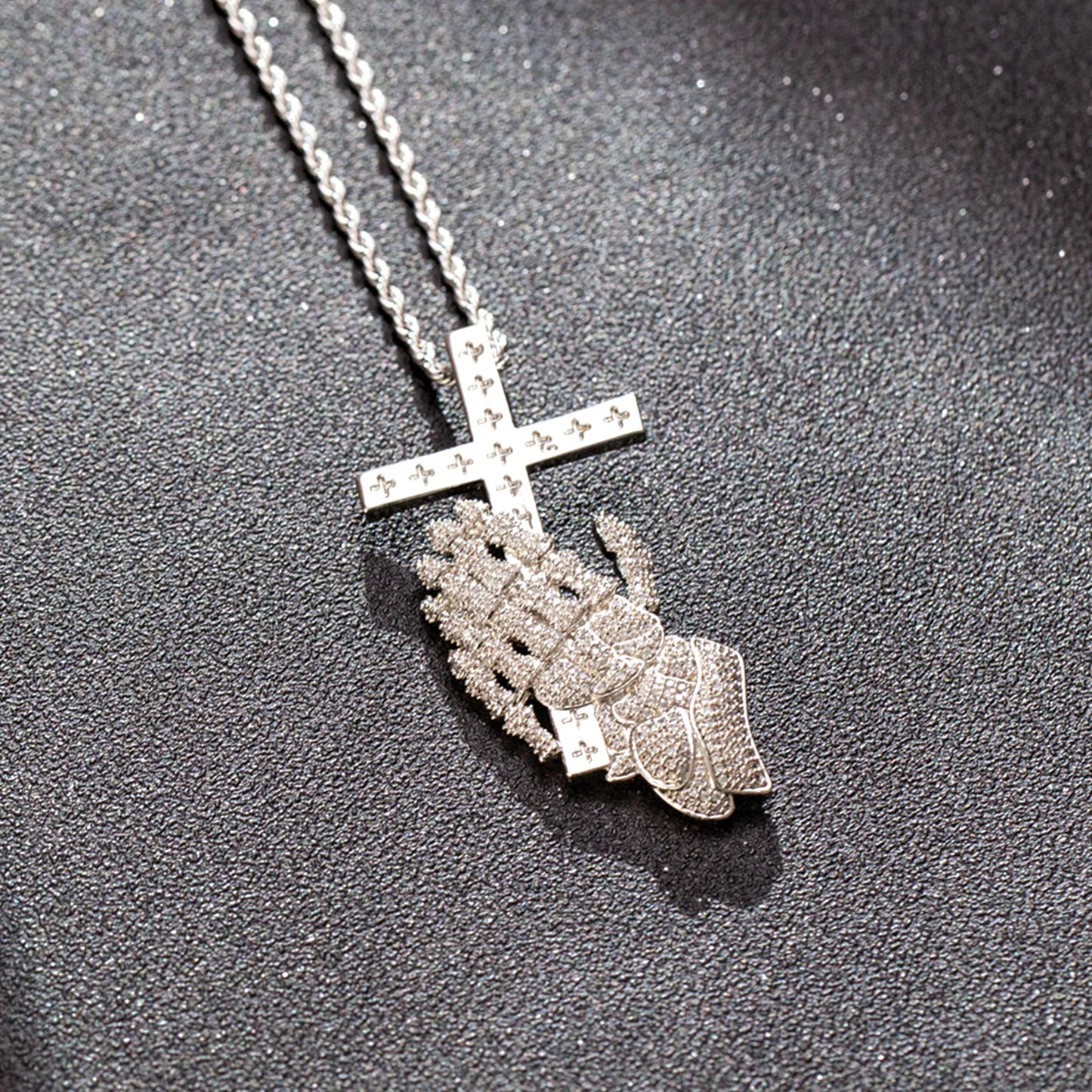 Divine Grace Cross Pendant Necklace