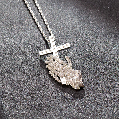 Divine Grace Cross Pendant Necklace