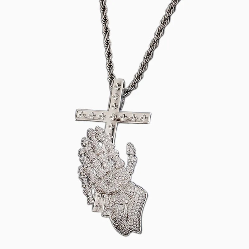 Divine Grace Cross Pendant Necklace