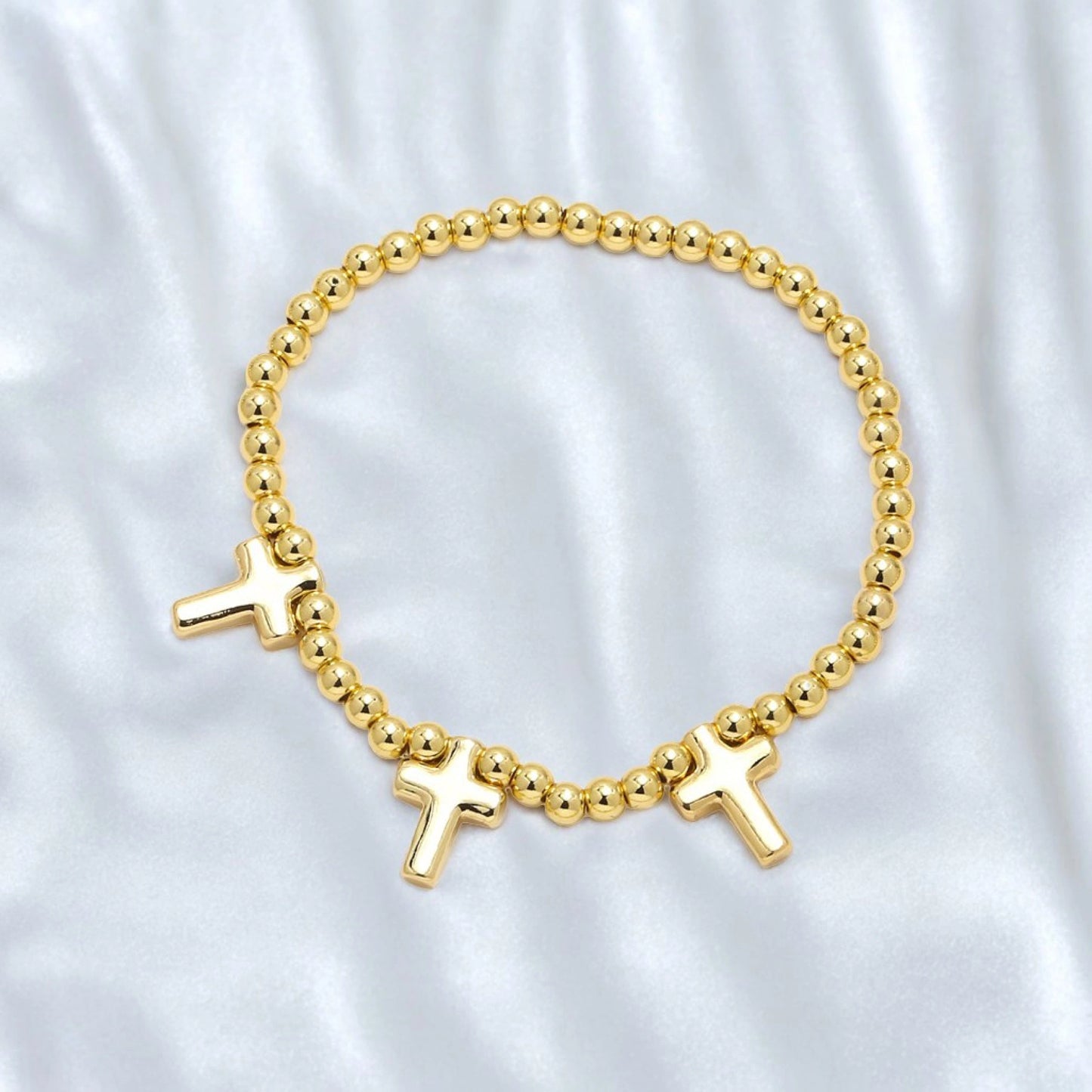 Faithful Elegance Cross Bracelet