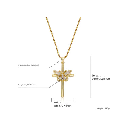 Faith & Grace Cross Pendant