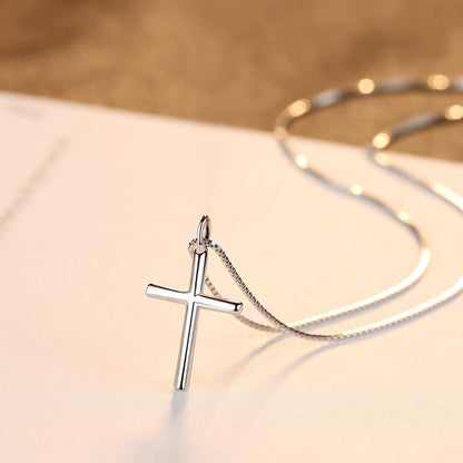 Sterling Silver Cross Pendant Necklace