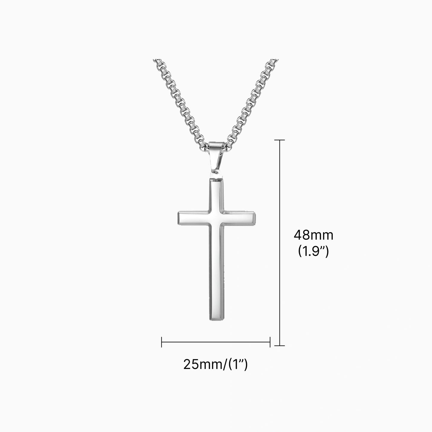 Sterling Silver Cross Pendant Necklace