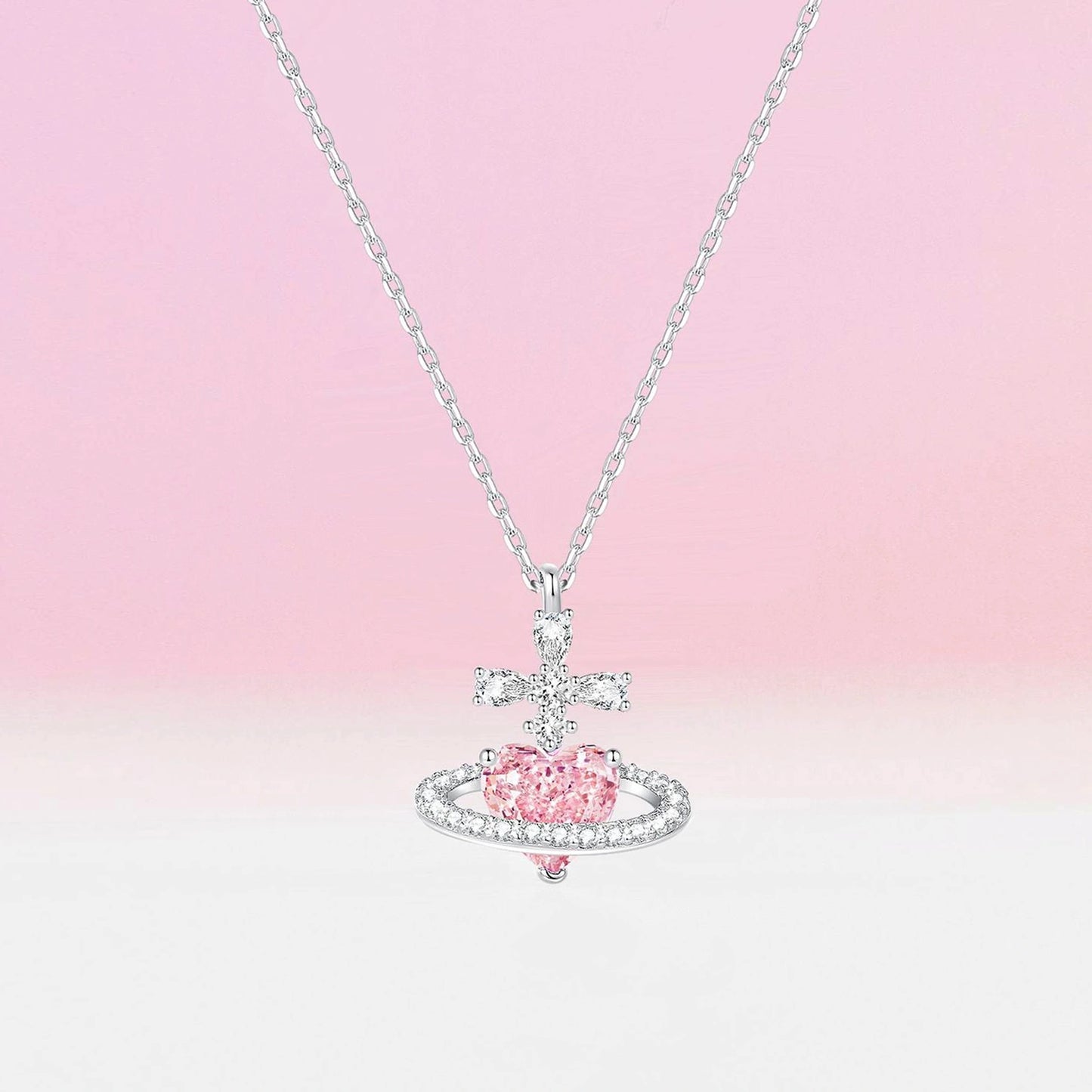 Heavenly Grace Cross Necklace