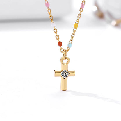 Harmony Cross Pendant Necklace