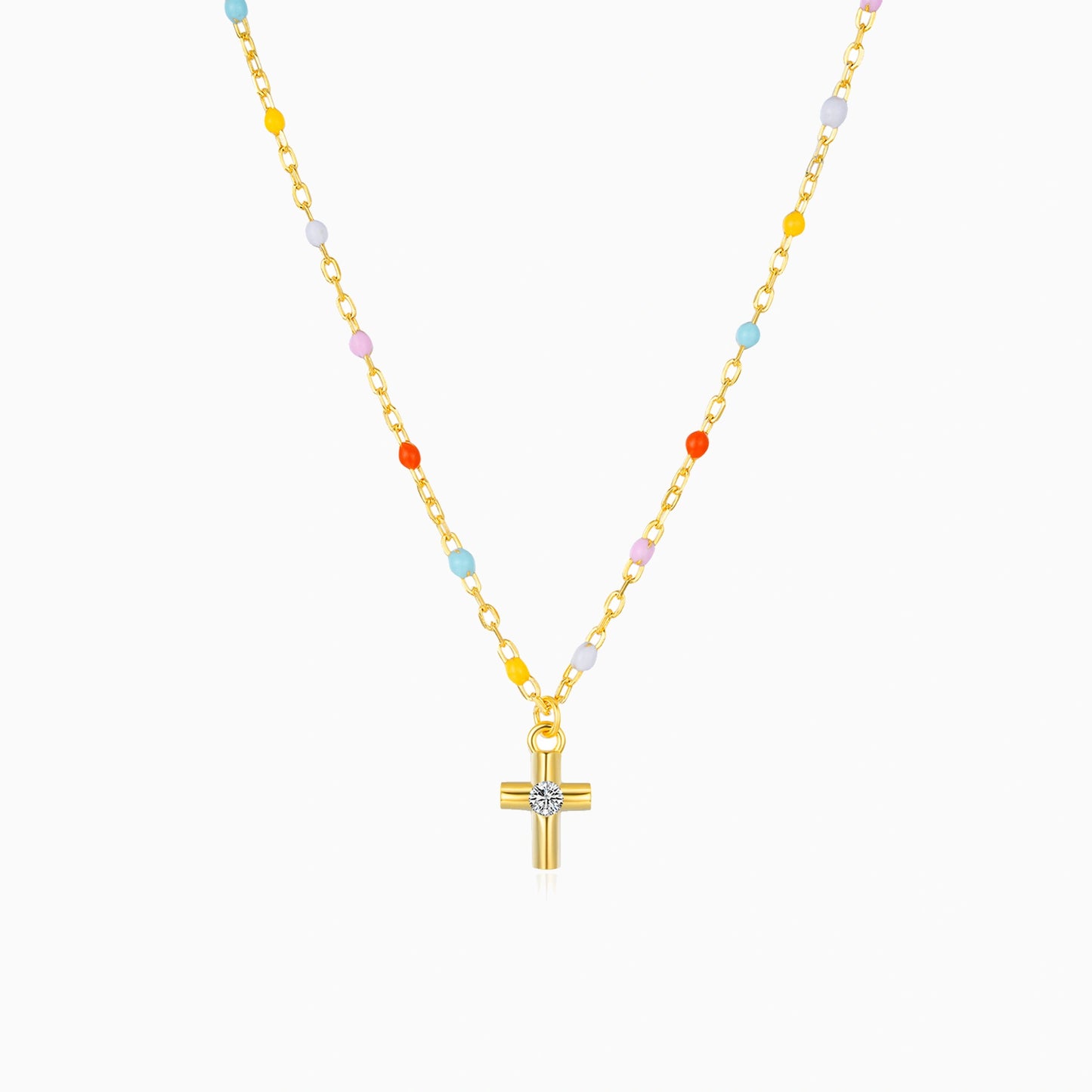 Harmony Cross Pendant Necklace