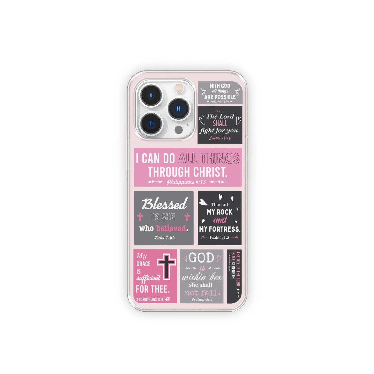 FaithGuard Pink Magnetic iPhone Case