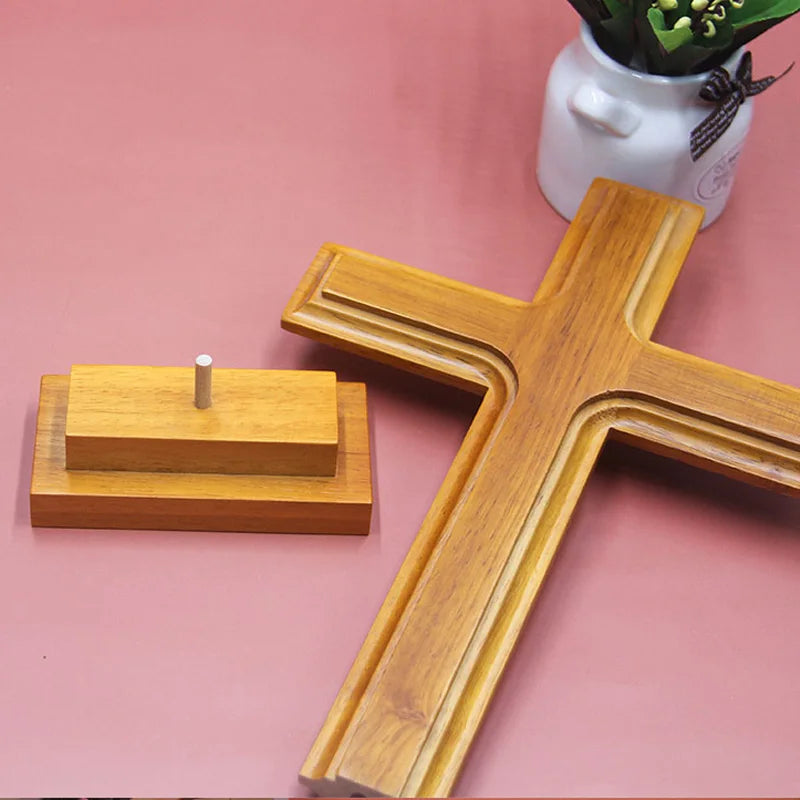 Jesus Cross Wood Wall Hanging