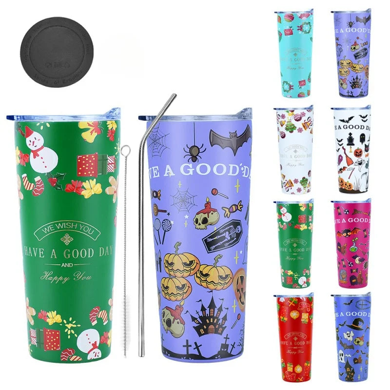 Christmas Creative Stainless Steel Tumbler