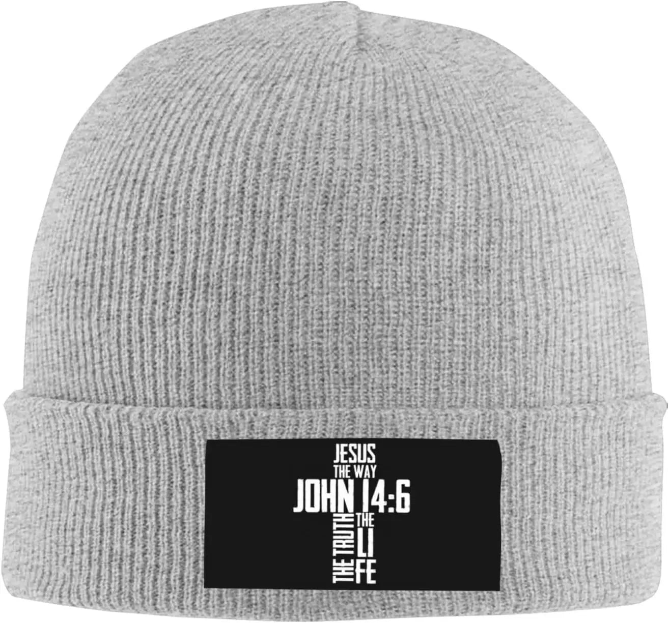 Christian Jesus Black Knitted Hat