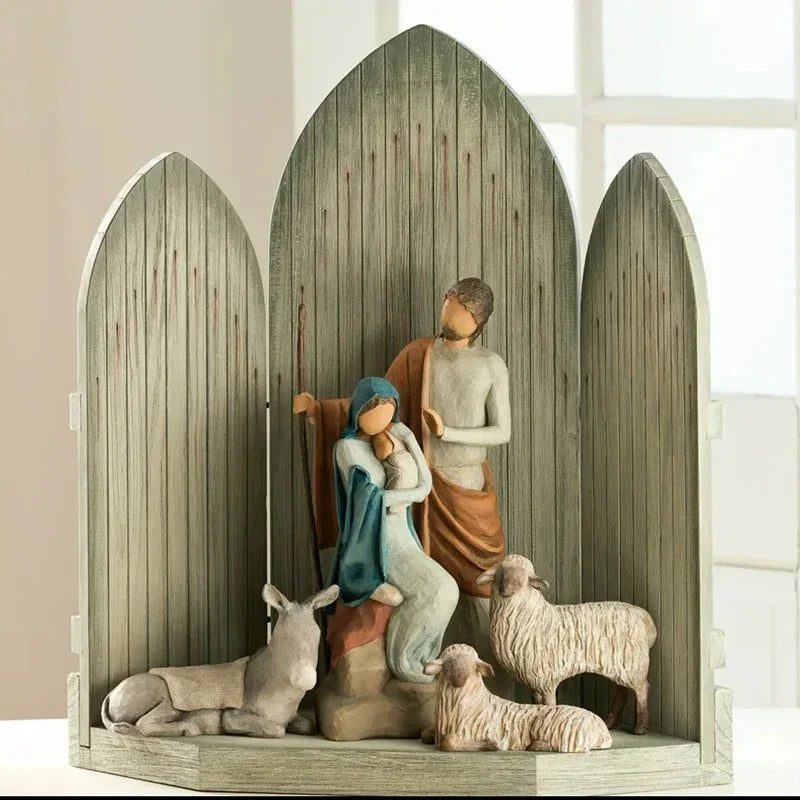 Tabernacle Character Sculptures Of Jesus Nativity