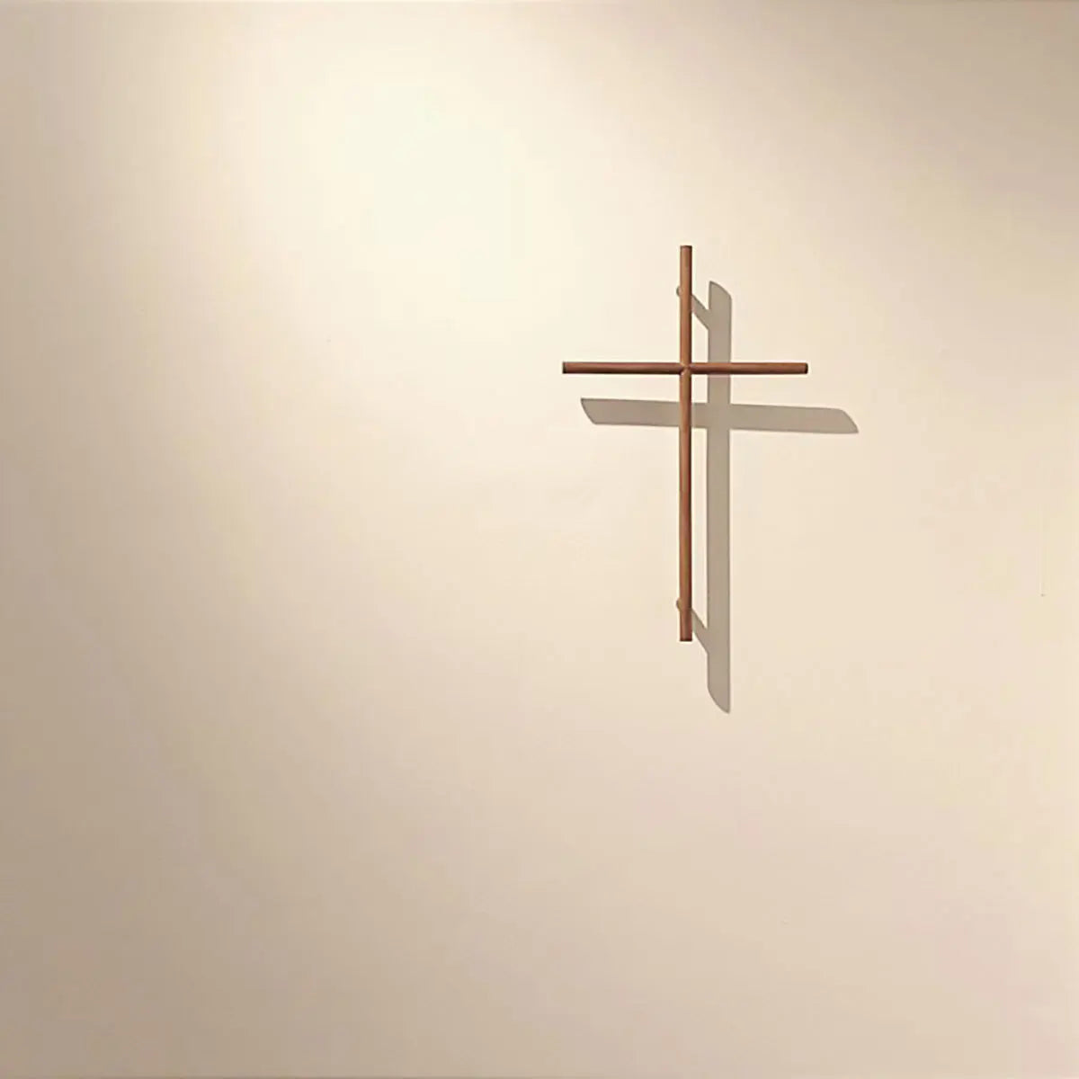 Jesus Christ Black Walnut Wall Pendant Cross