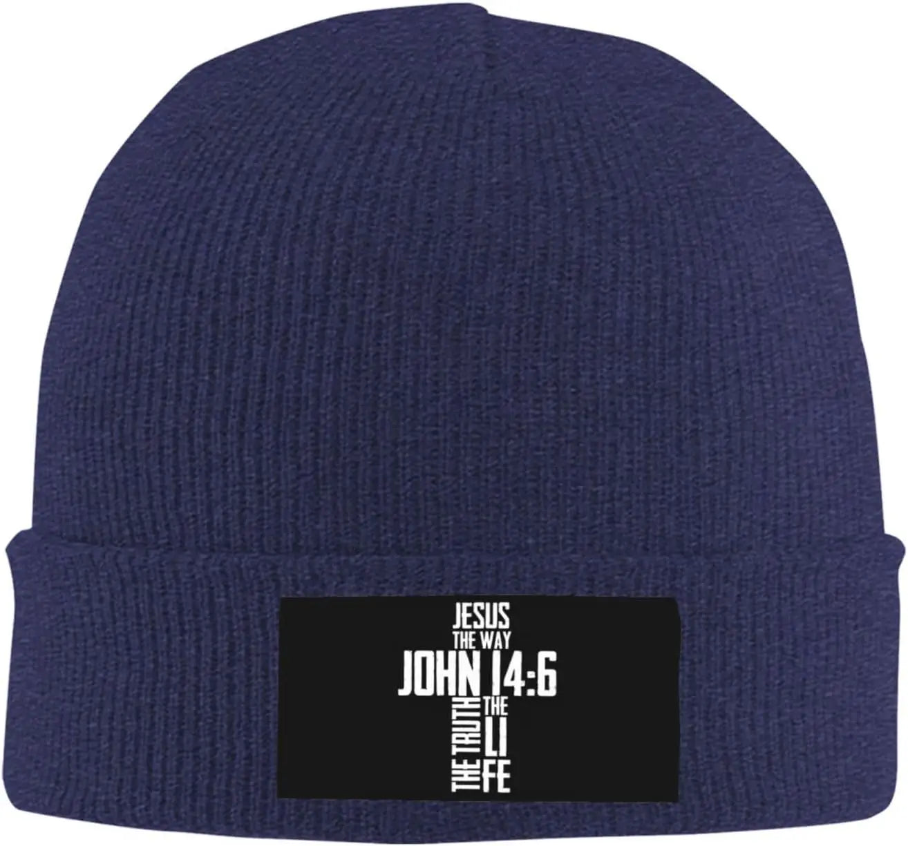 Christian Jesus Black Knitted Hat