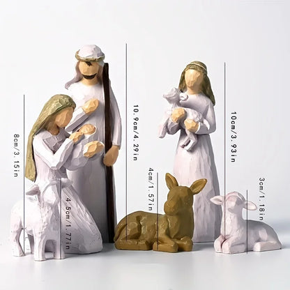 Tabernacle Character Sculptures Of Jesus Nativity