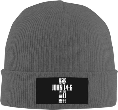 Christian Jesus Black Knitted Hat