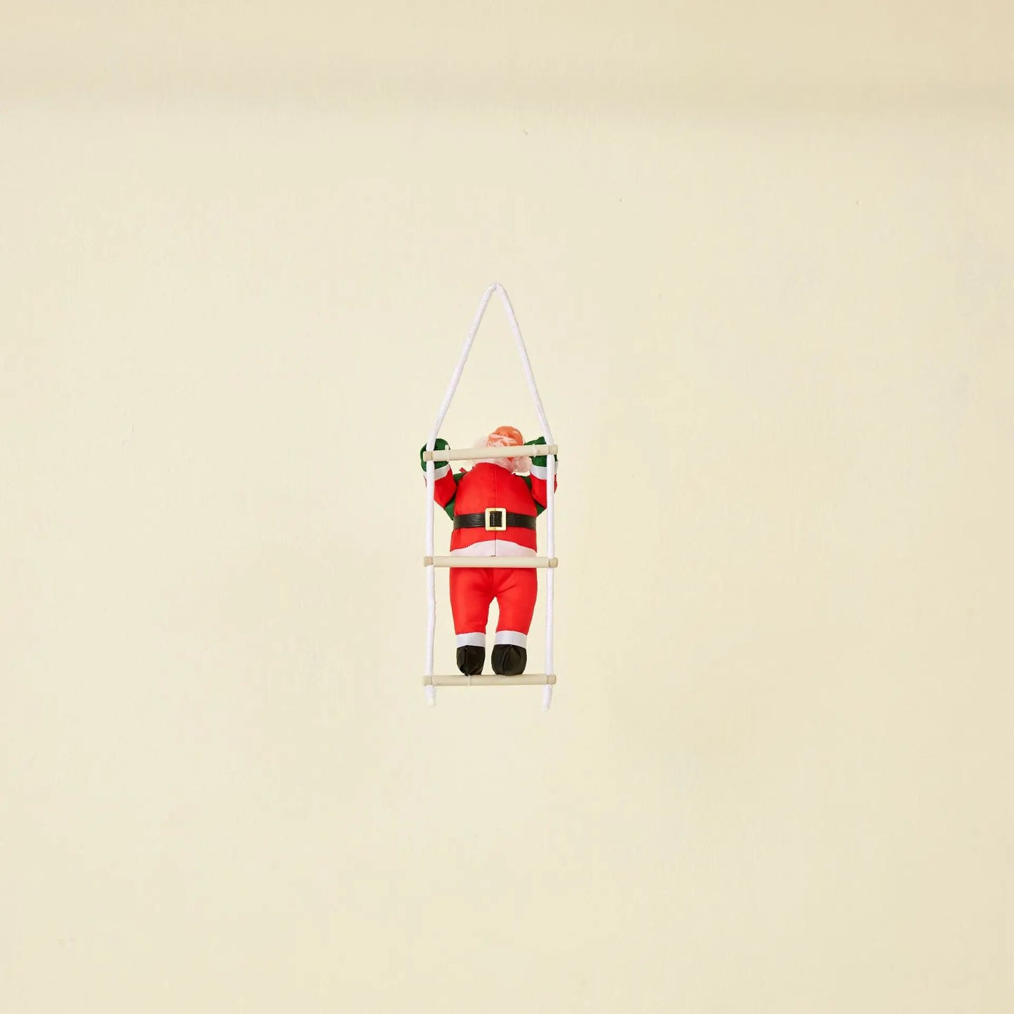 Ladder Climbing Santa Claus Decoration