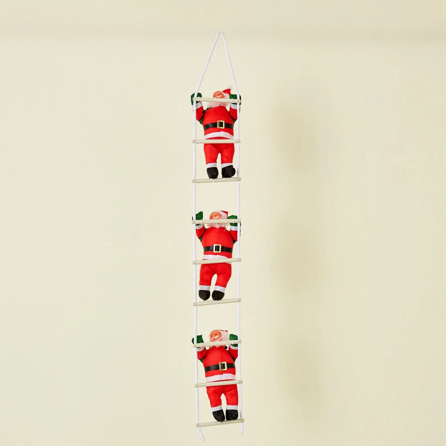 Ladder Climbing Santa Claus Decoration