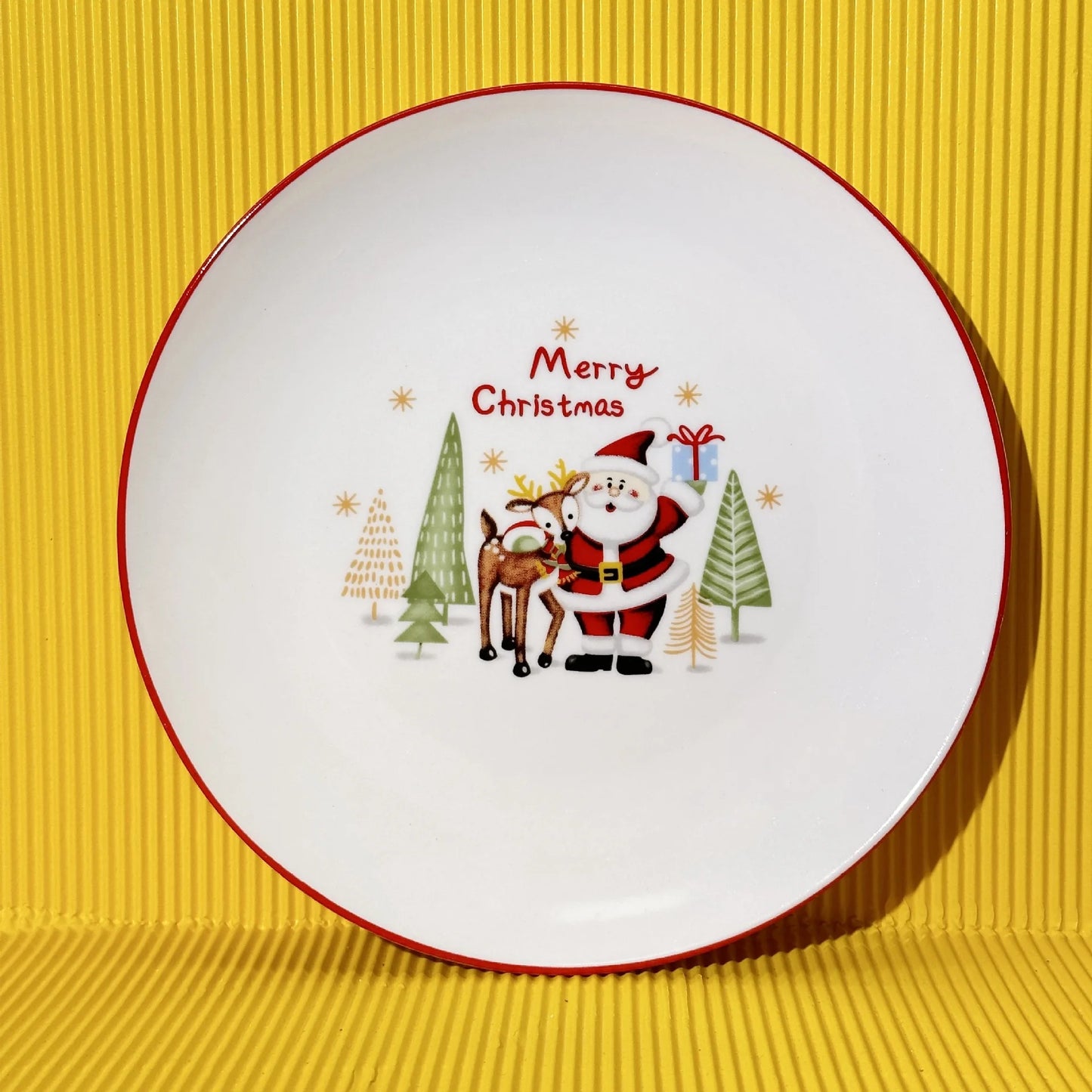 Christmas Element Painted Tableware