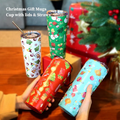 Christmas Creative Stainless Steel Tumbler