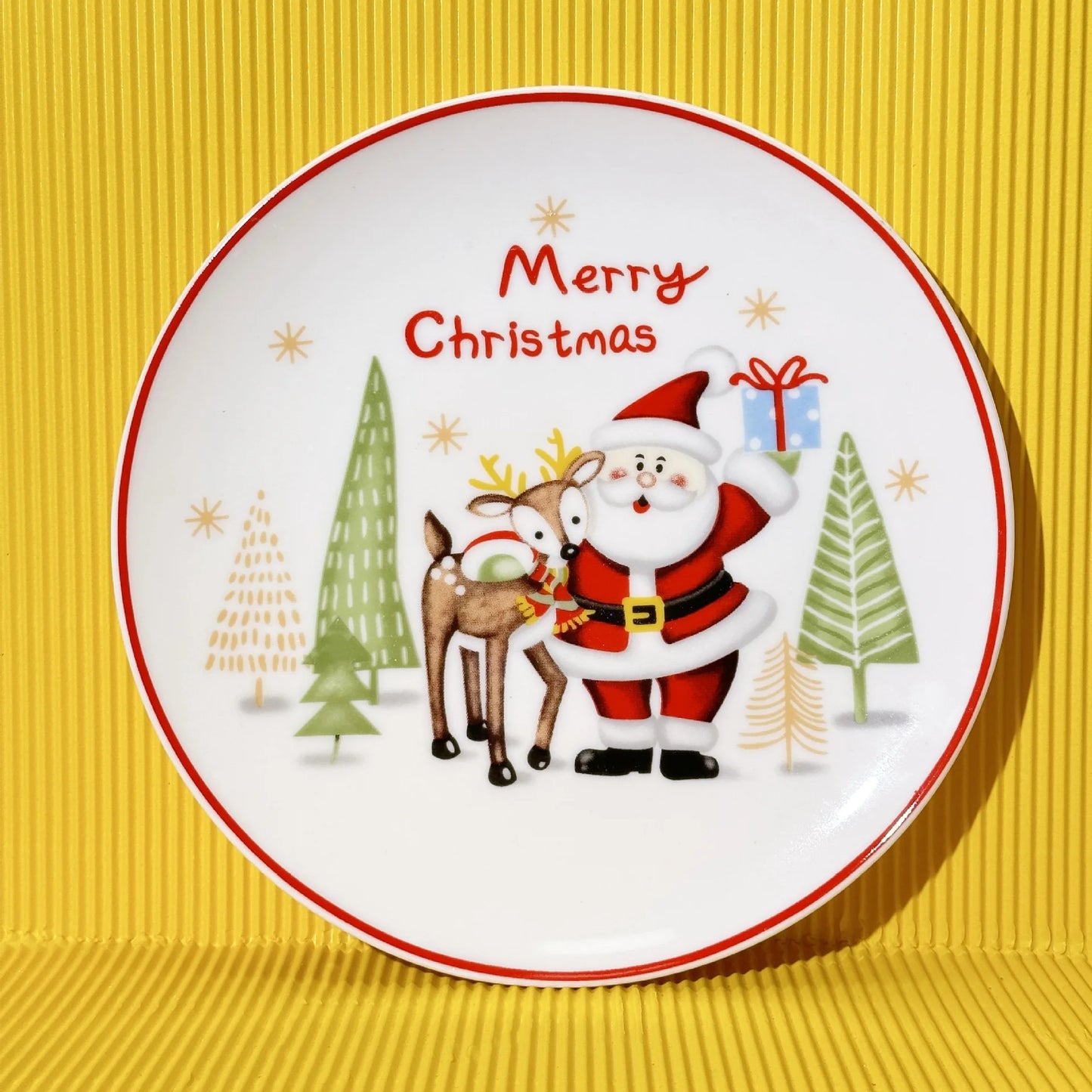 Christmas Element Painted Tableware