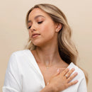 14K Gold Zirconia Cross Necklace for Women – Elegant Faith Jewelry