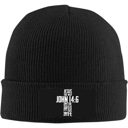 Christian Jesus Black Knitted Hat