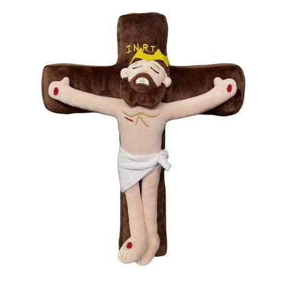 Jesus with Crucifix Comfort Plush Toy