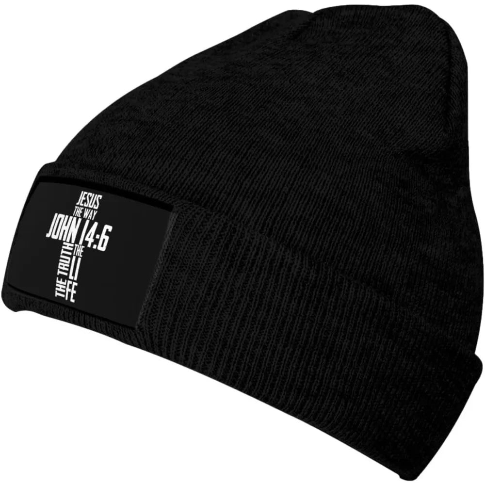 Christian Jesus Black Knitted Hat