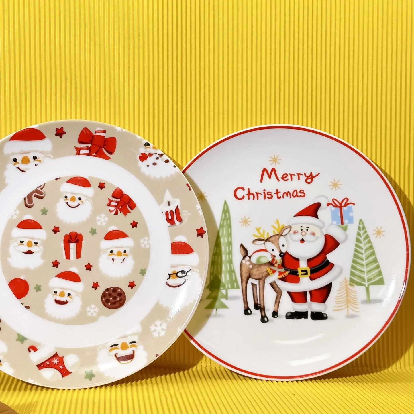 Christmas Element Painted Tableware