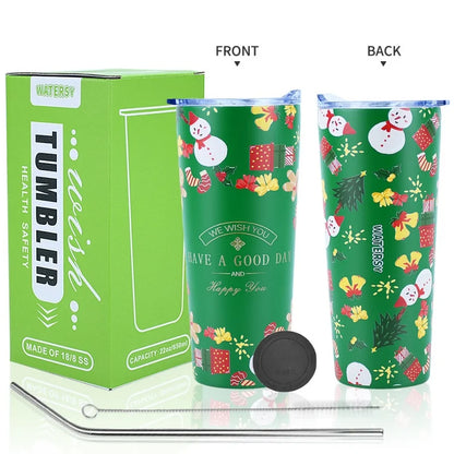 Christmas Creative Stainless Steel Tumbler