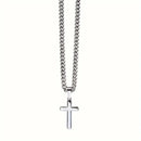For my son cross chain necklace, stainless steel chain, birthday gift for son, with card and gift box packaging