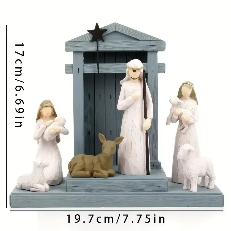 Tabernacle Character Sculptures Of Jesus Nativity