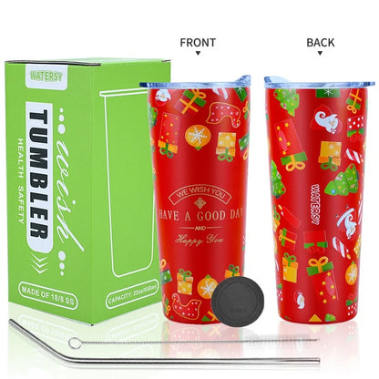 Christmas Creative Stainless Steel Tumbler