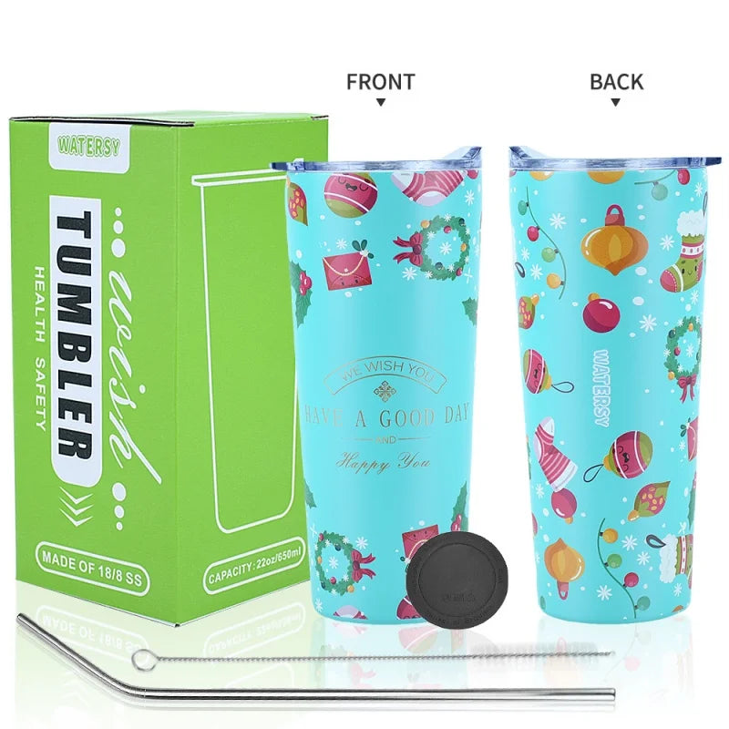 Christmas Creative Stainless Steel Tumbler