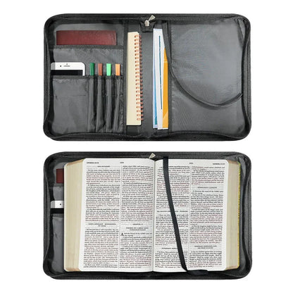 Leather Bible Verse Letter Print Bible Cover