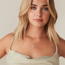 14K Gold Zirconia Cross Necklace for Women – Elegant Faith Jewelry
