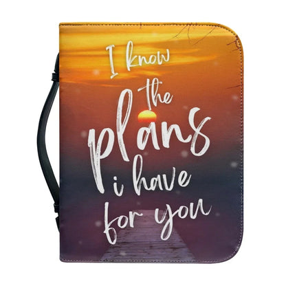 Leather Bible Verse Letter Print Bible Cover