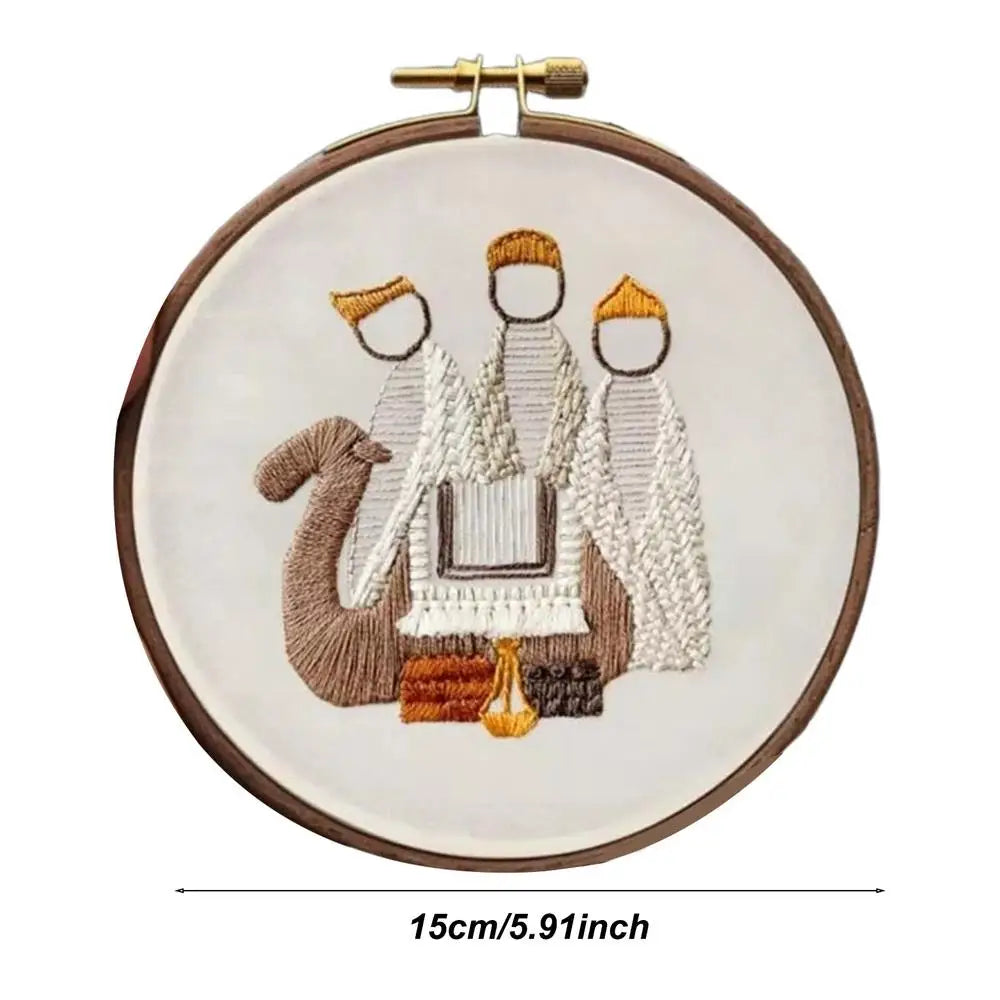 Nativity Scene Embroidery Kit