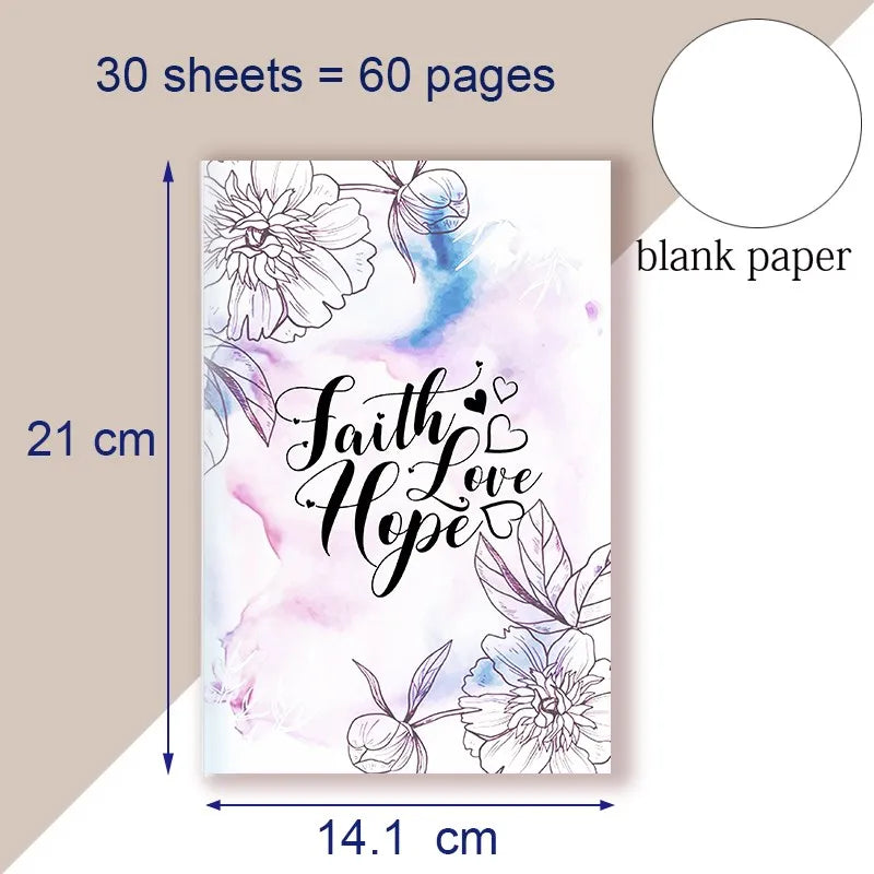 A5 Faith Hope Love- Christian Book Prayer Journal