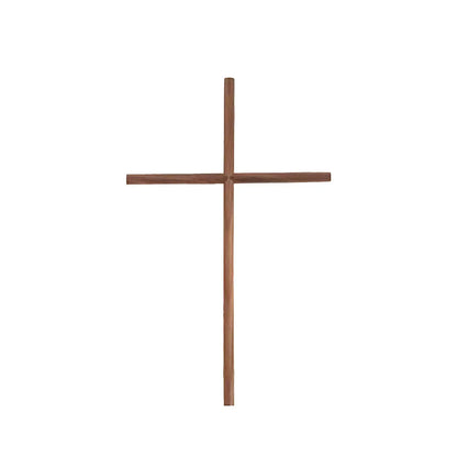 Jesus Christ Black Walnut Wall Pendant Cross