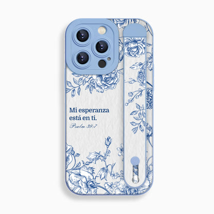 Funda para iPhone con Vers¨ªculos Semi-Personalizados - Flor Fiel III