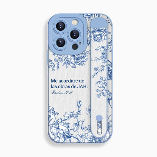 Funda para iPhone con Vers¨ªculos Semi-Personalizados - Flor Fiel IV