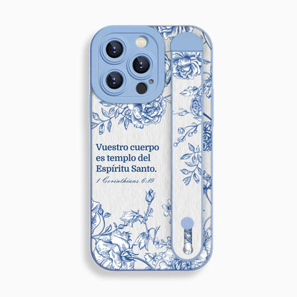 Funda para iPhone con Vers¨ªculos Semi-Personalizados - Flor Fiel IV